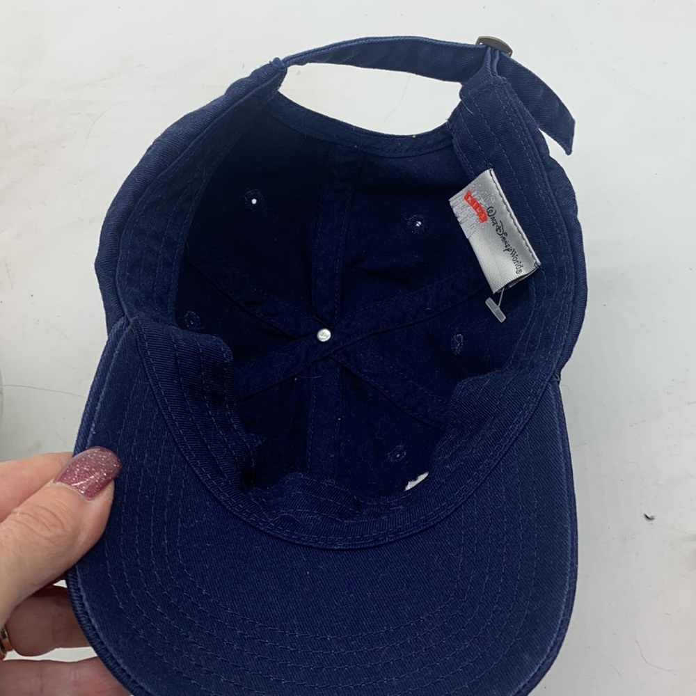 Walt Disney World NWT (size sticker) Youth XS Navy Blue Baseball Cap Mickey - Picture 6 of 8
